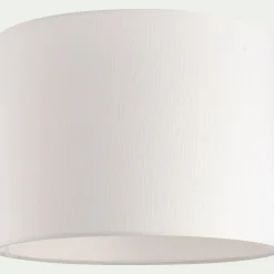 alinea Abat-Jour Lampe*Abat-jour cylindrique D40xH30cm - Blanc