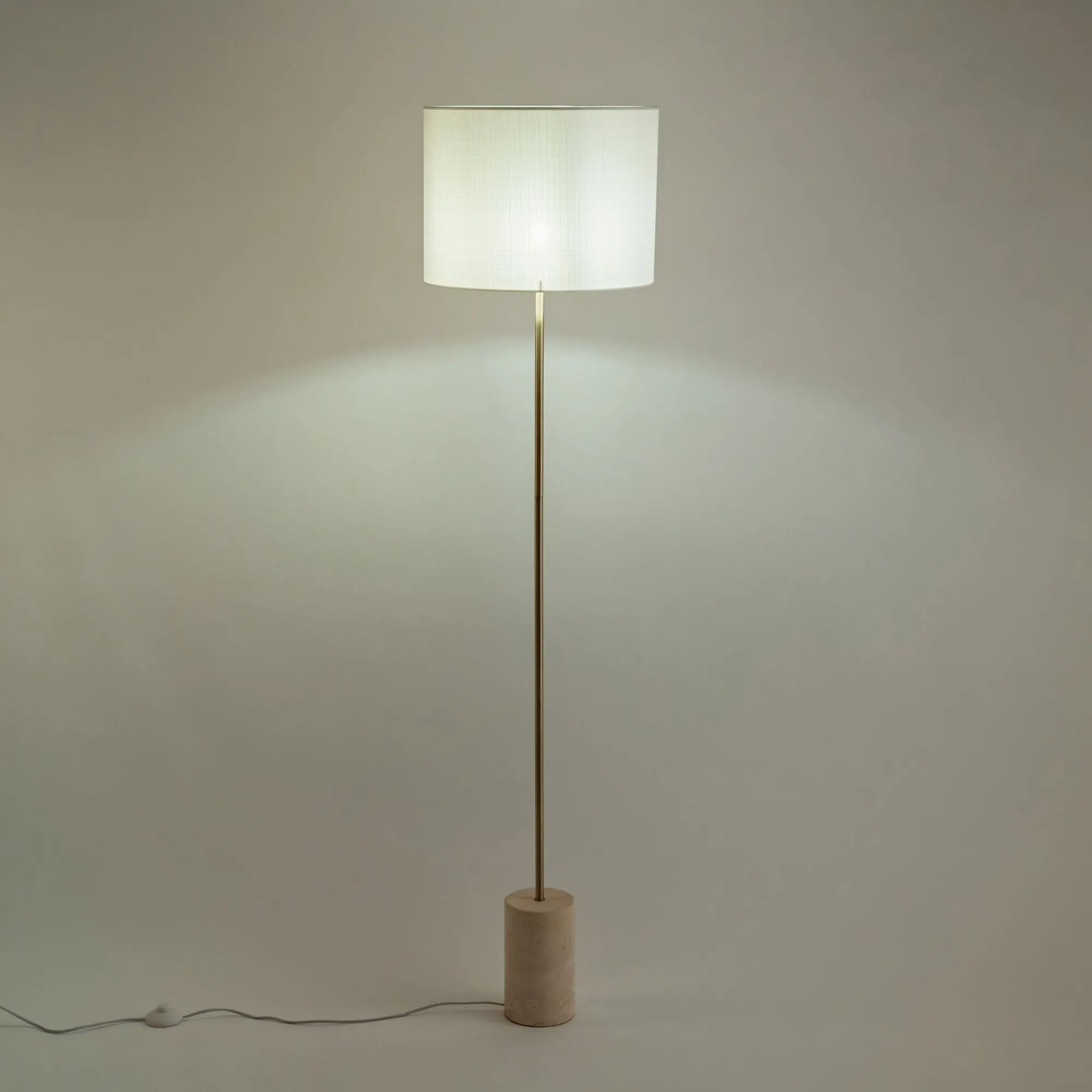 alinea Abat-Jour Lampe*Abat-jour cylindrique D40xH30cm - Blanc