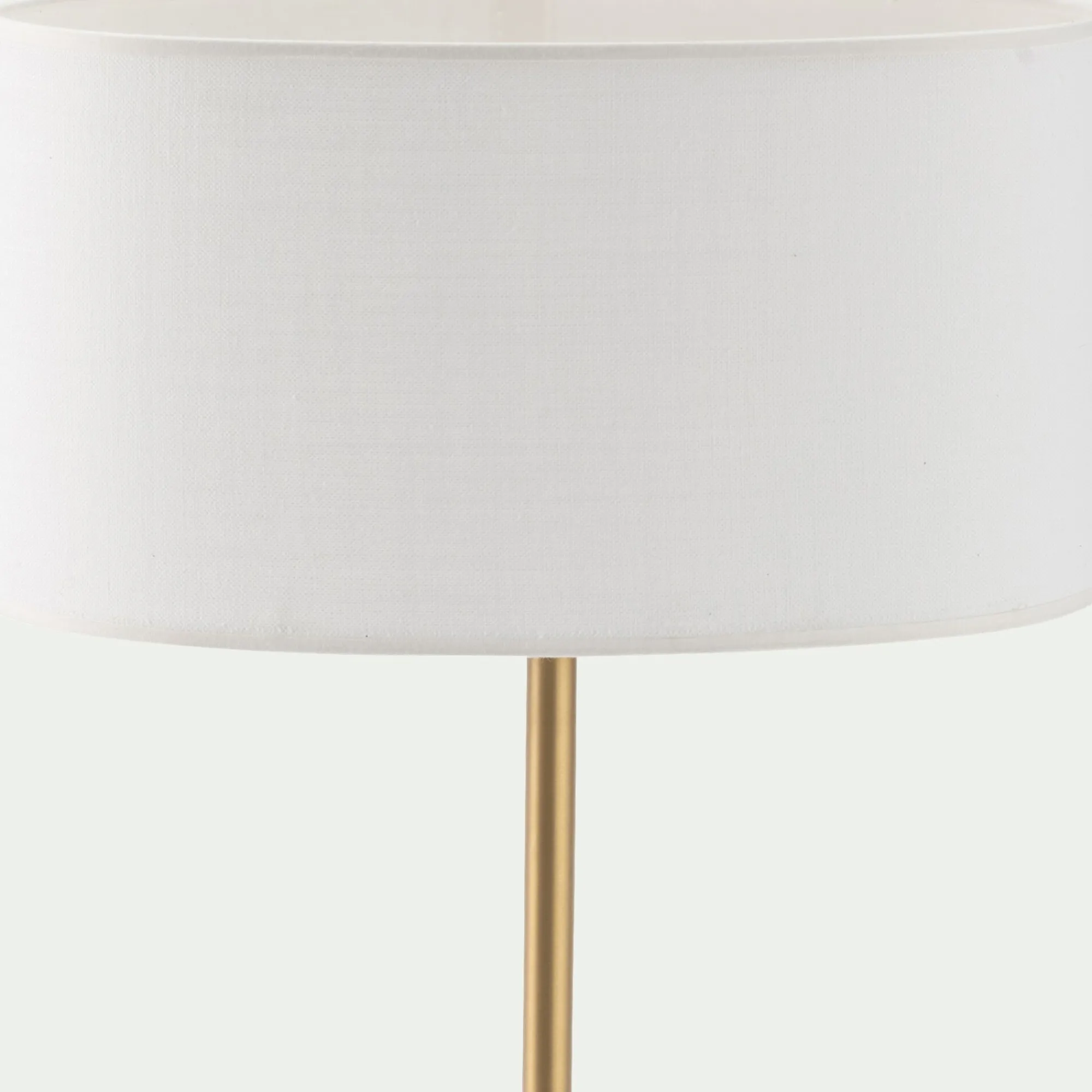 alinea Abat-Jour Lampe*Abat-jour cylindrique en coton D32cm - Blanc