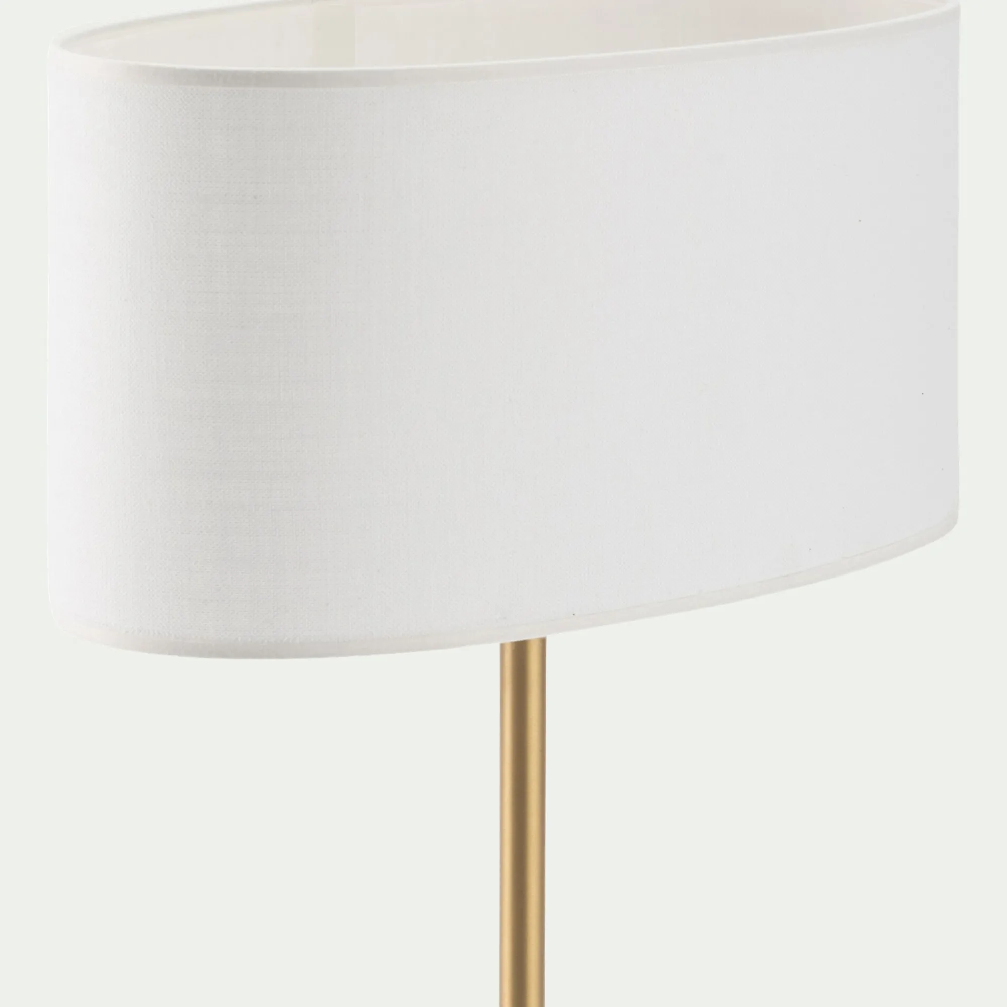 alinea Abat-Jour Lampe*Abat-jour cylindrique en coton D32cm - Blanc