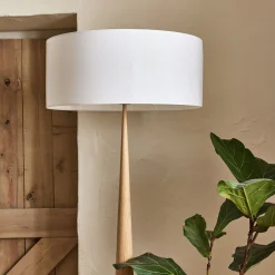 alinea Abat-Jour Suspension|Suspension Non-Électrifiée*Abat-jour cylindrique en coton D60cm - capelan Blanc
