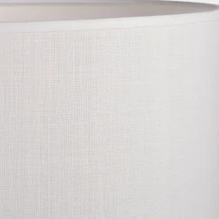alinea Abat-Jour Suspension|Suspension Non-Électrifiée*Abat-jour cylindrique en coton D60cm - capelan Blanc