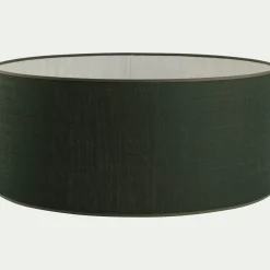 alinea Lustre De Salle À Manger|Lustre*Abat-jour cylindrique en coton D60cm - cèdre Vert