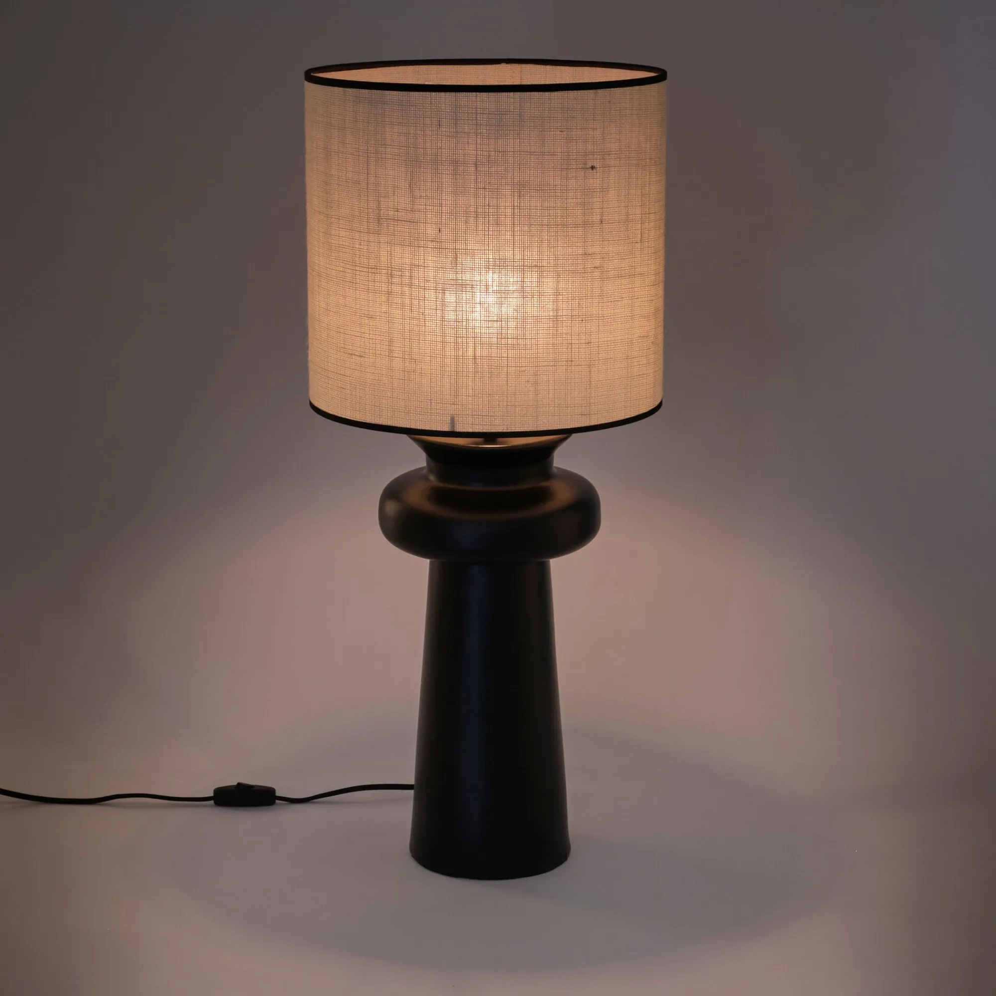 alinea Abat-Jour Lampe|Abat-Jour Suspension*Abat-jour cylindrique en jute D32cm - Beige