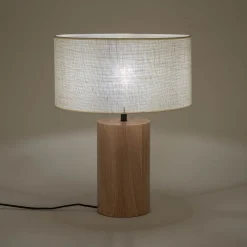 alinea Abat-Jour Suspension|Abat-Jour Naturel*Abat-jour cylindrique en jute D35cm - Blanc