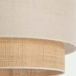 alinea Abat-Jour Naturel|Suspension Naturelle*Abat-jour cylindrique en jute D50cm - Naturel