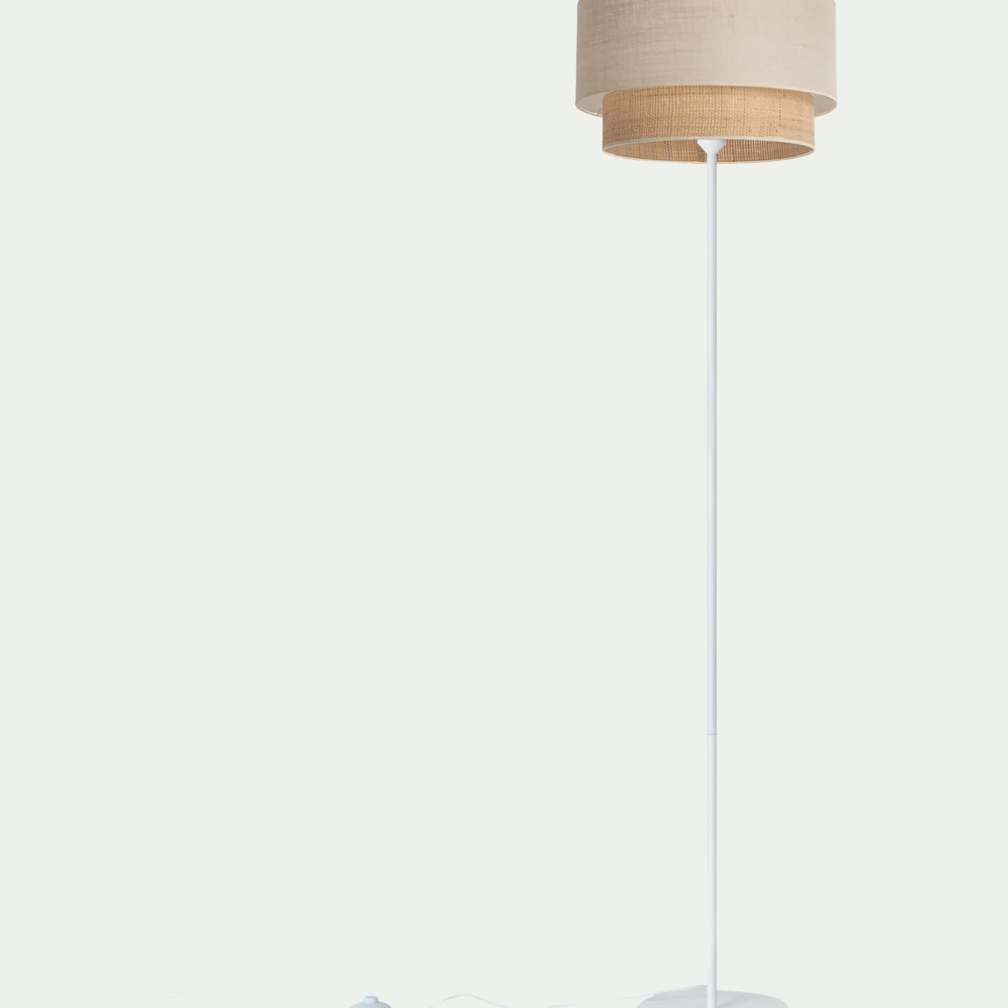 alinea Abat-Jour Naturel|Suspension Naturelle*Abat-jour cylindrique en jute D50cm - Naturel