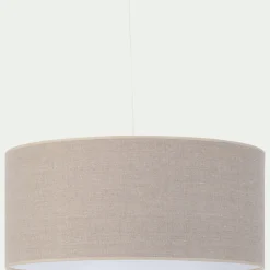alinea Abat-Jour Lampe|Abat-Jour Suspension*Abat-jour cylindrique en lin D55cm - Naturel