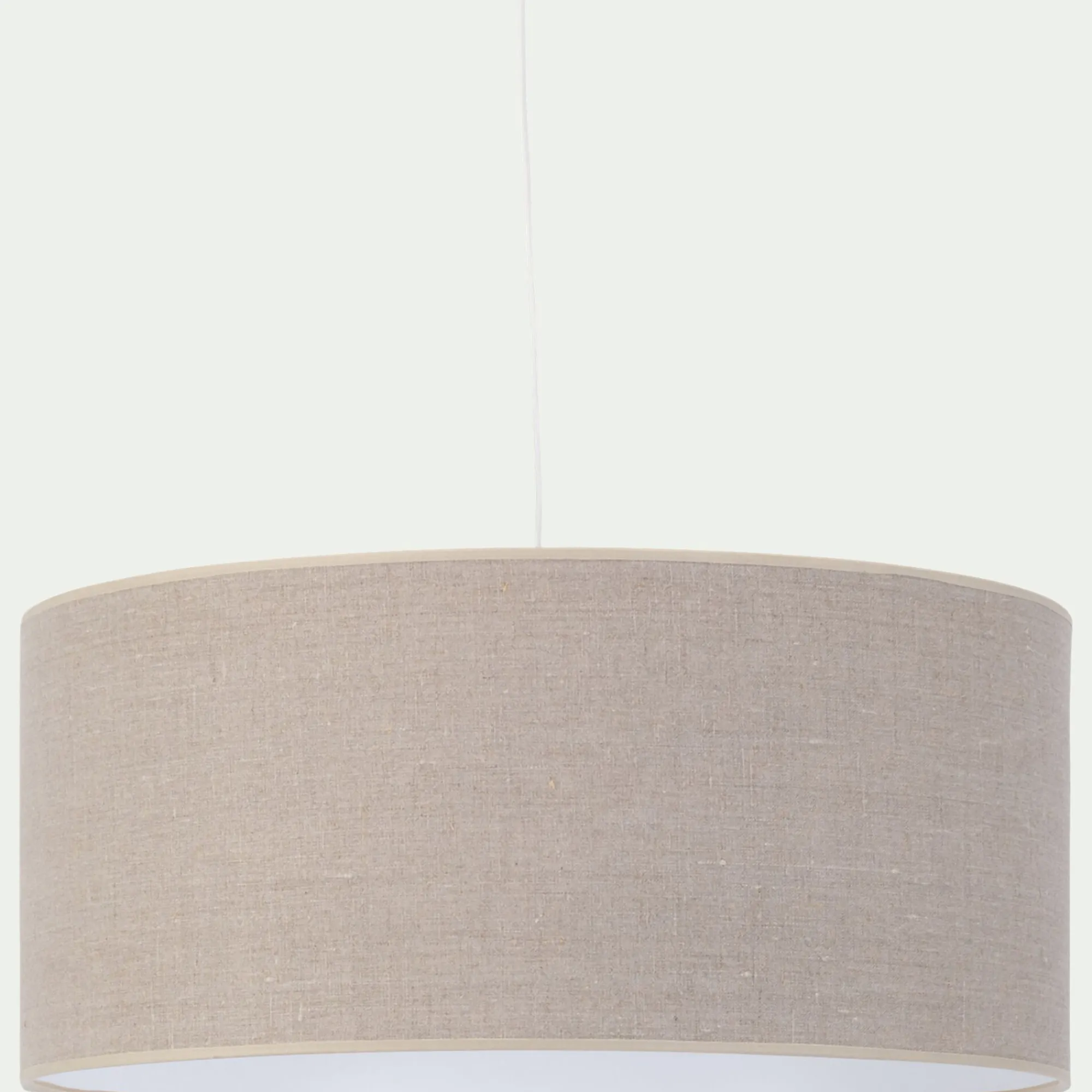 alinea Abat-Jour Lampe|Abat-Jour Suspension*Abat-jour cylindrique en lin D55cm - Naturel