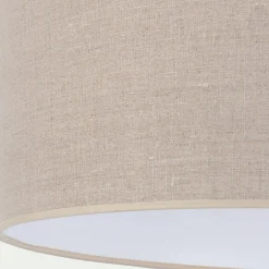 alinea Abat-Jour Lampe|Abat-Jour Suspension*Abat-jour cylindrique en lin D55cm - Naturel