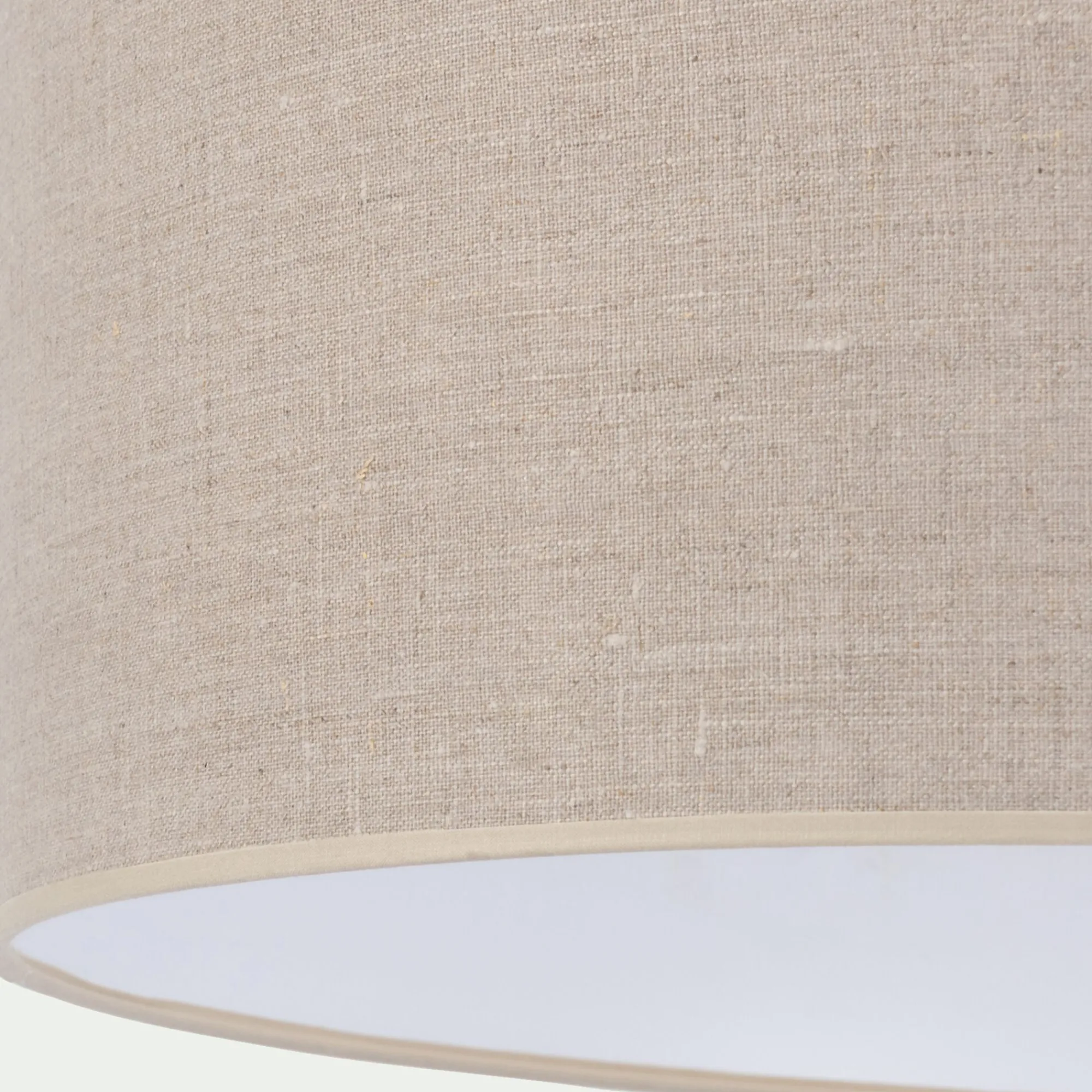 alinea Abat-Jour Lampe|Abat-Jour Suspension*Abat-jour cylindrique en lin D55cm - Naturel