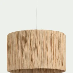 alinea Abat-Jour Lampe|Abat-Jour Naturel*Abat-jour cylindrique en raphia D32cm - Naturel