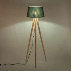 alinea Abat-Jour Lampe*Abat-jour tambour en coton D45cm - cèdre Vert
