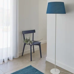 alinea Abat-Jour Lampe*Abat-jour tambour en coton D33cm - figuerolles Bleu