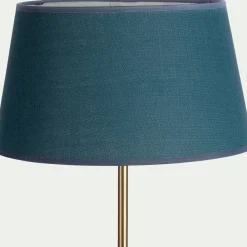 alinea Abat-Jour Lampe*Abat-jour tambour en coton D33cm - figuerolles Bleu