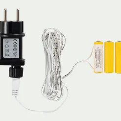 alinea Guirlande De Noël*Adaptateur pour une alimentation électrique - Noir