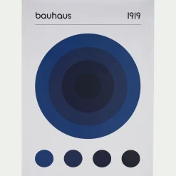 alinea Toile, Tableau Et Affiche*Affiche œil grec 50x70cm - santorin Bleu