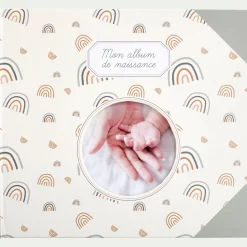 alinea Matelas Enfant*Album de naissance 120 photos - Blanc