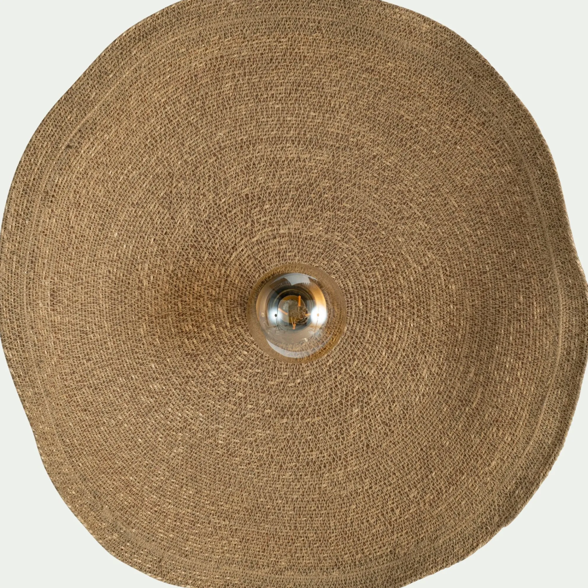 alinea Applique Murale*Applique murale électrifiée en jonc de mer D61cm - Naturel