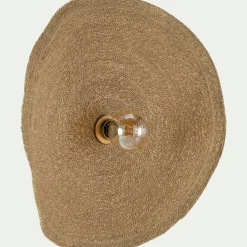 alinea Applique Murale*Applique murale électrifiée en jonc de mer D61cm - Naturel