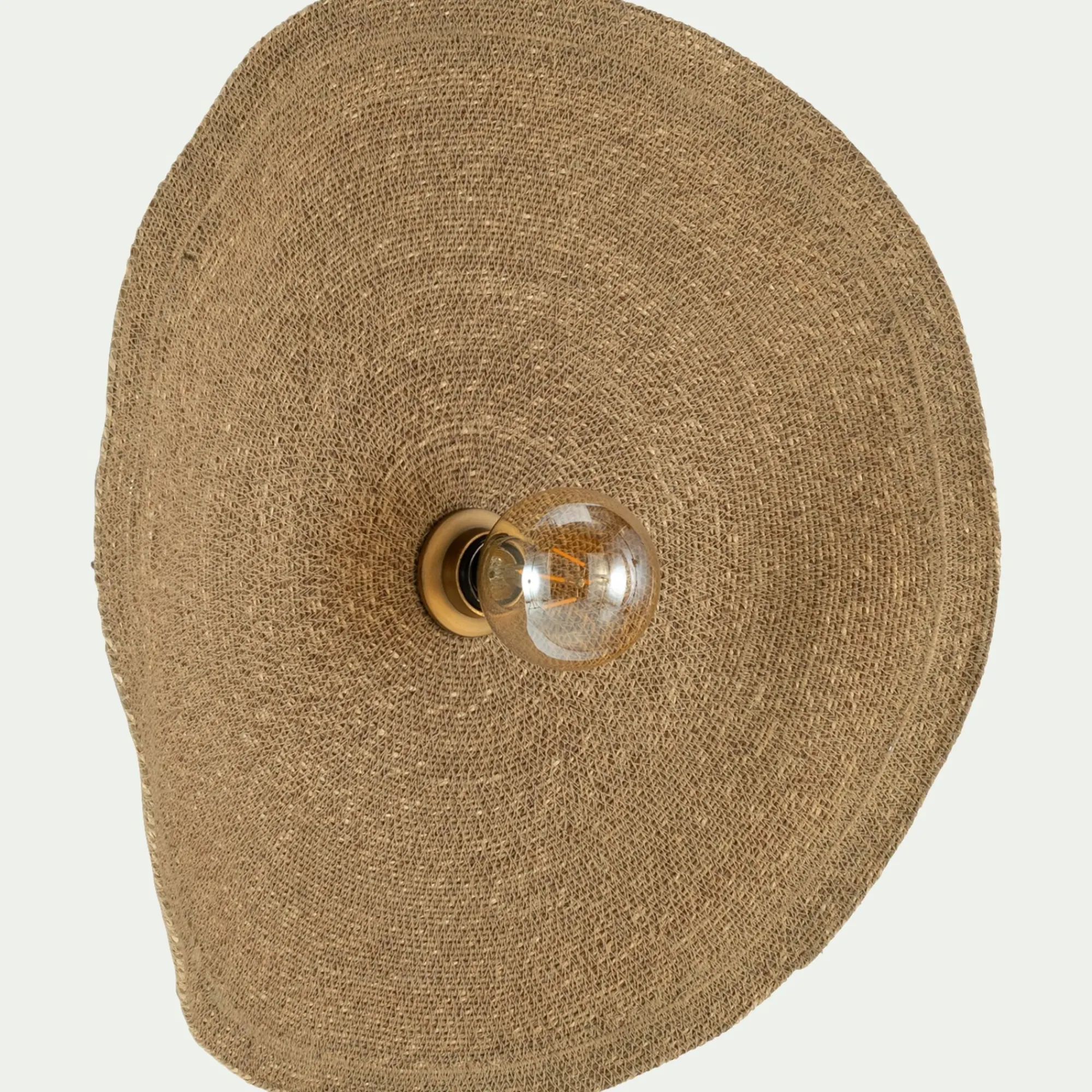 alinea Applique Murale*Applique murale électrifiée en jonc de mer D61cm - Naturel