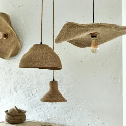 alinea Applique Murale*Applique murale électrifiée en jonc de mer D61cm - Naturel