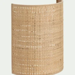 alinea Applique Murale*Applique non électrifiée en rabane D20cm - Naturel