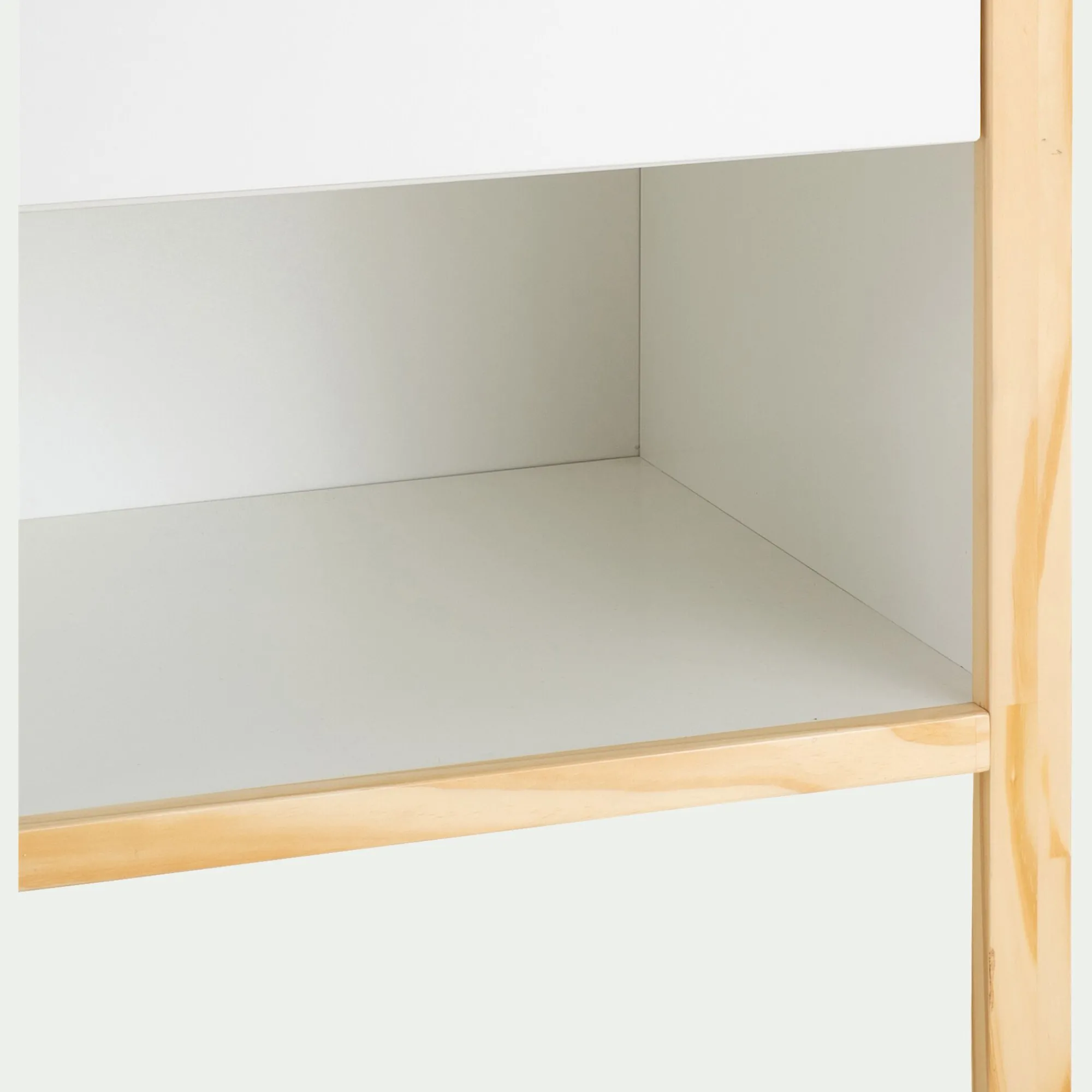 alinea Armoire Enfant*Armoire forme de maison en bois H185cm - Blanc