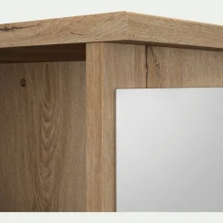 alinea Dressing|Armoire*Armoire ouverte avec miroir H210cm - Bois clair