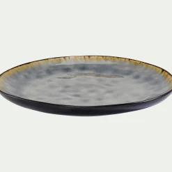 alinea Assiette|Assiette De Noël*Assiette à dessert en grès émail réactif D20cm - Gris