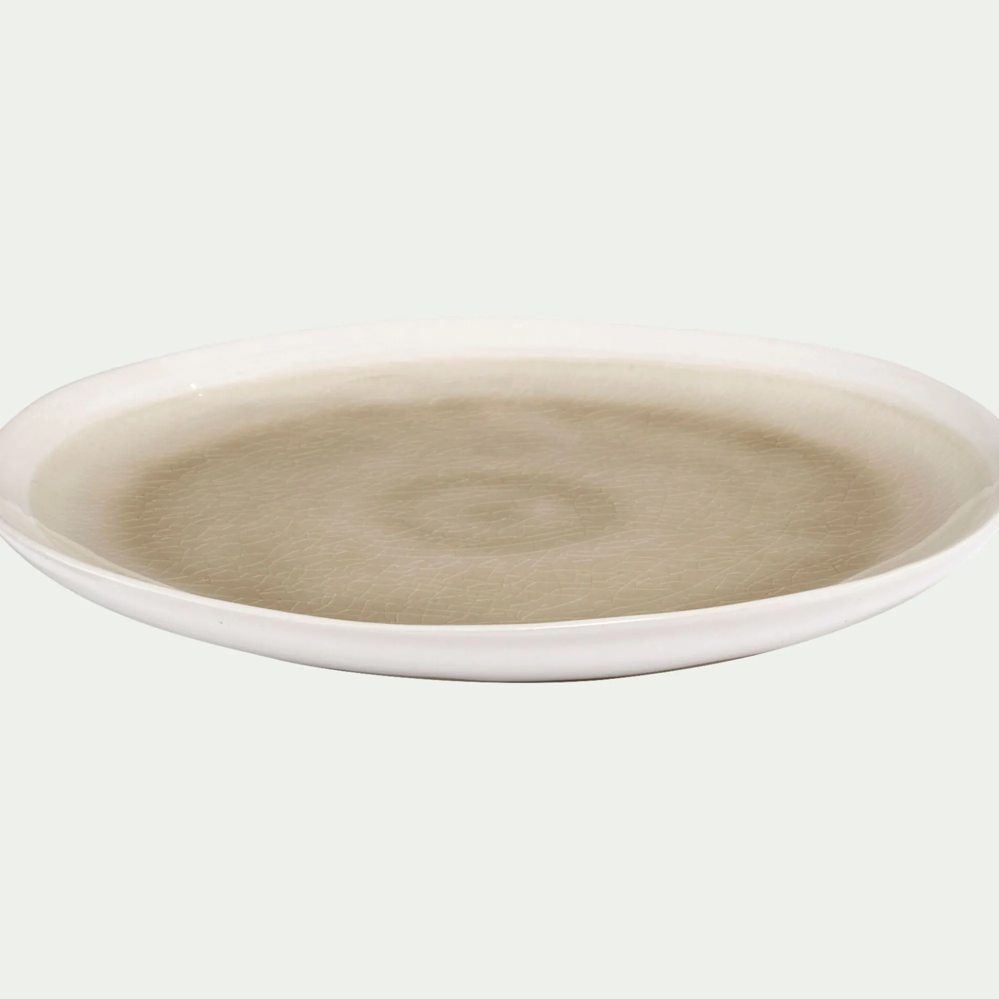 alinea Assiette|Assiette De Noël*Assiette à dessert en grès D20,5cm - alpilles Beige