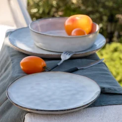alinea Assiette*Assiette creuse en grès D20cm - roucas Beige