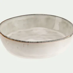 alinea Assiette*Assiette creuse en grès D20cm - roucas Beige