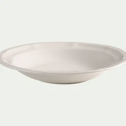 alinea Assiette|Assiette De Noël*Assiette creuse en porcelaine D22cm - Blanc