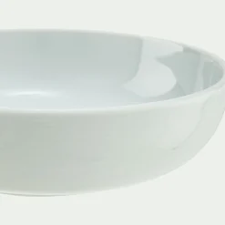 alinea Assiette*Assiette creuse spirale en porcelaine D21cm - Blanc