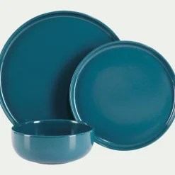 alinea Assiette*Assiette plate en faïence D28cm - figuerolles Bleu