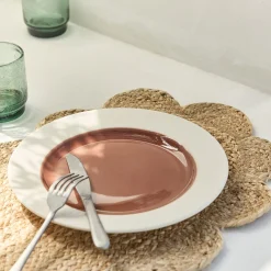 alinea Assiette|Assiette De Noël*Assiette plate en grès D27,5cm - terracotta Marron