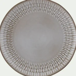 alinea Assiette*Assiette plate en grès D26,6cm - ventoux Blanc