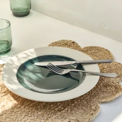 alinea Assiette|Assiette De Noël*Assiette plate en grès D27,5cm - oyat Vert