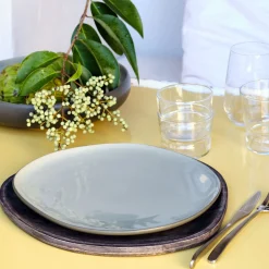 alinea Assiette|Assiette De Noël*Assiette plate en grès D27cm - olivier Vert