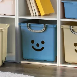 alinea Matelas Enfant|Boîte De Rangement Enfant*Bac de rangement 25L - figuerolles Bleu