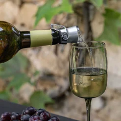 alinea Accessoire Vin*Bec verseur et bouchon en plastique - argenté