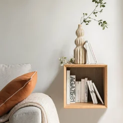 alinea Meuble D'Entrée|Bibliothèque Et Étagère*Bibliothèque 1 case en bois L36xl36xH36cm - Bois clair