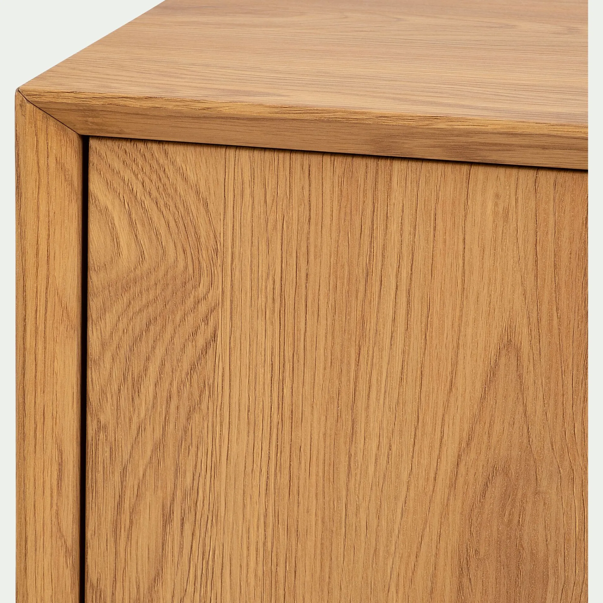 alinea Meuble D'Entrée|Bibliothèque Et Étagère*Bibliothèque 2 cases avec portes en bois L70xl36xH70cm - Bois clair