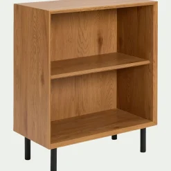 alinea Meuble D'Entrée|Bibliothèque Et Étagère*Bibliothèque 2 cases en bois L70xl36xH70cm - Bois clair