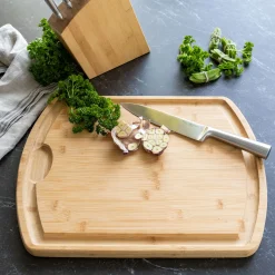 alinea Salière Et Poivrière*Billot de boucher en bambou 40x50cm - naturel Bois clair