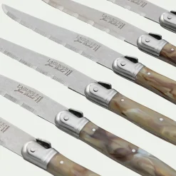 alinea Couvert De Table*Bloc de 6 couteaux à steak en inox - Argenté