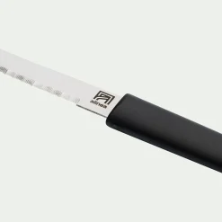 alinea Couvert De Table*Bloc de 6 couteaux bi-matière et bio matière - Noir