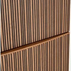 alinea Rangement À Composer*Bloc de 2 tiroirs en chêne strié L40cm - Bois foncé