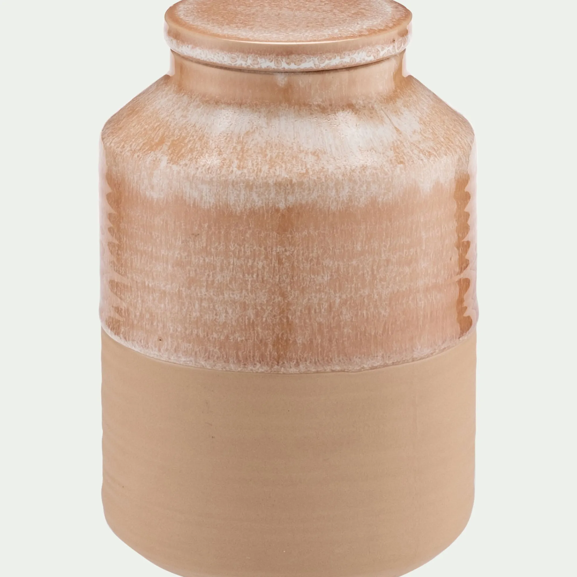alinea Bocal De Cuisine*Bocal avec couvercle 1L en grès - Beige